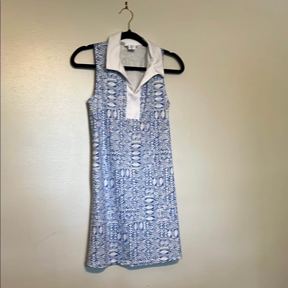 Blue and White Gold & Tennis